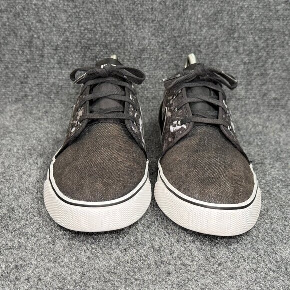 Nike Toki Camo TXT Sneakers Men's Size 10.5 Black Canvas Low Lace Skate Shoes - Picture 2 of 11